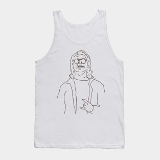 Silhouette of a Guy Tank Top